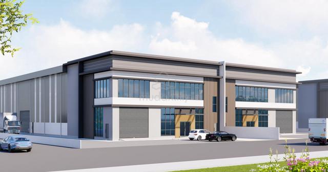 Semi-Detached Factory & 2-Storey Production Office at Simpang Ampat, 1