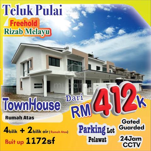 Projek Townhouse Teluk Pulai Freehold Malay Reserve 1