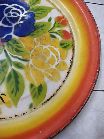 old metal plate - photo 4 of 5