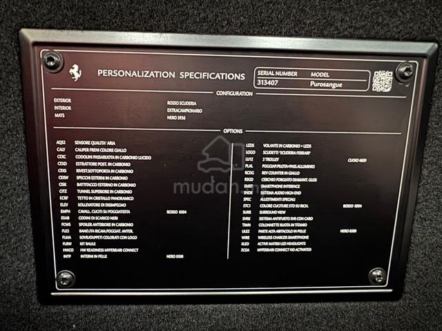 2024 Ferrari PUROSANGUE 6.5 (A) V12 Ready Stock - 3