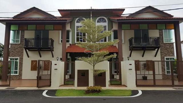 For Sale Semi-D 2 Tingkat Freehold 5minit Hospital Pantai Ayer Keroh 1