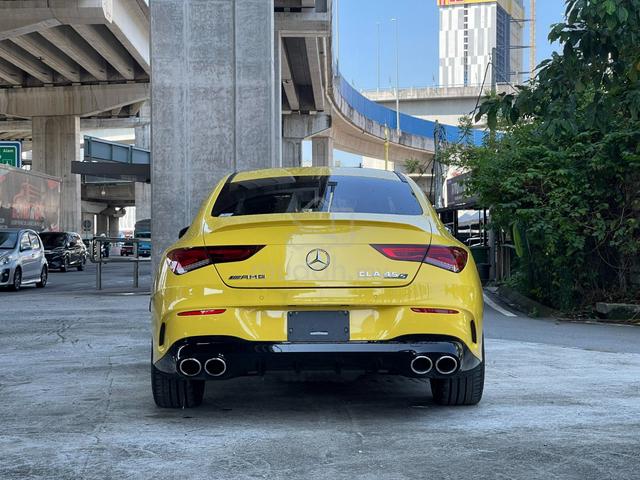 2022 mercedes benz CLA45S AMG 2.0 4MATIC YELLOW 5A - 3