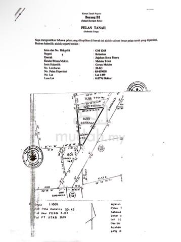 Tanah Kawasan Panji (KB) Untuk Dijual 1
