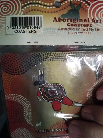 Australian Aboriginal Art Coasters,6pc ,New& Unope - photo 5 of 6