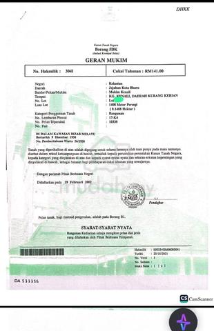 2Lot tanah (21710Sqft) syarat Kediaman Kubang Kerian 2