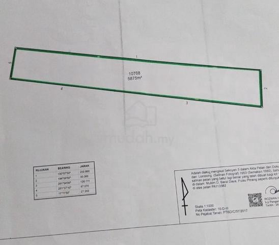 Lot Banglo For Sale In Balik Pulau 1