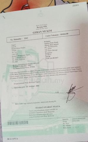 Tanah lot untuk dijual 1