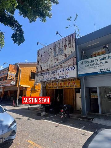 JALAN JELUTONG CORNER FACING BUSY MAINROAD GROUND FLOOR For RENT, RARE 1