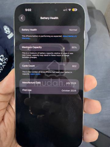Iphone 16 Pro max (256GB) Silver - photo 6 of 6