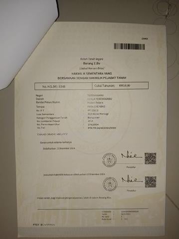 Tanah Lot Banglo Kg Kesom Manir Untuk Dijual 1