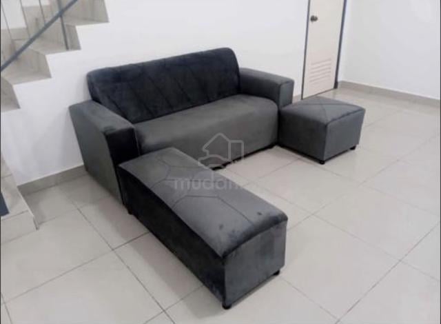 sofa L shape harga kilang - photo 2 of 6
