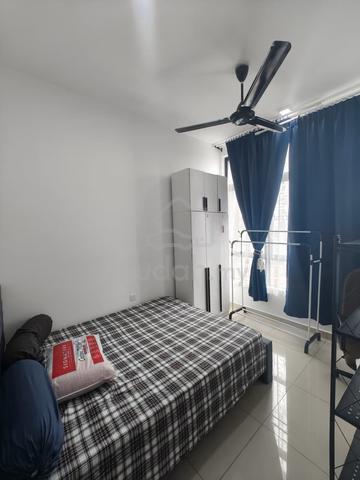 NON-partitioned Room in Twin Tower Residence, Bukit Chagar, RTS-CIQ-JB 1