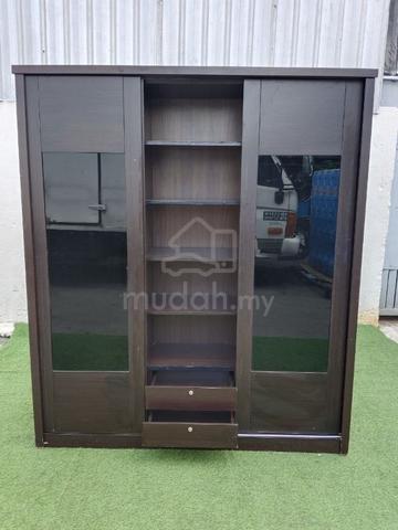 YD89A Almari Baju 6 x 7 Feet 3 Sliding Doors - photo 3 of 6