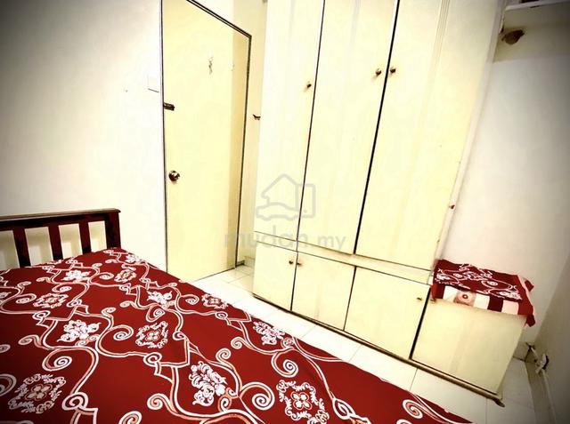 (Female only) Wanita shj A/C (Sekuriti+Parkir+WiFi) jalan @MRT 1