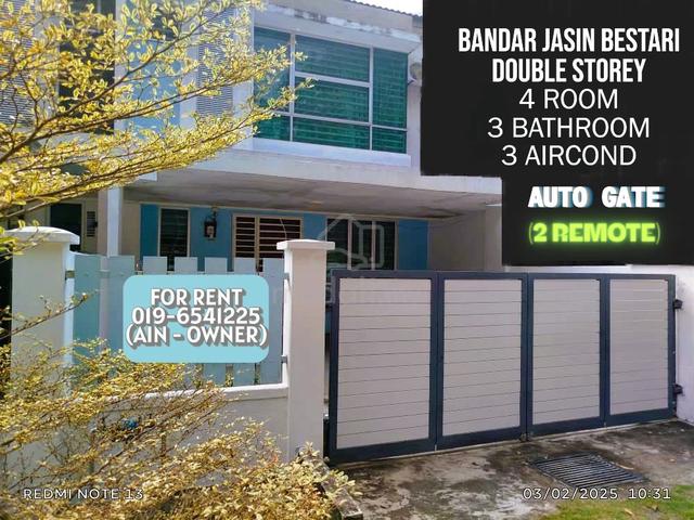 JASIN BESTARI - (For Rent 4R3B) DOUBLE STOREY HOUSE 1