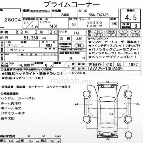 2023 Lexus NX350 2.4 F SPORT Free 8 Years Warranty - 2