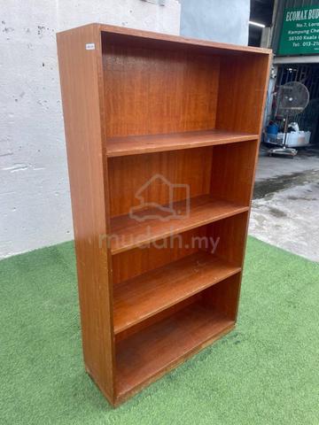 YF18AA Almari Rak Buku Kayu 3 x 5.3 Feet 4 Tier - photo 4 of 6