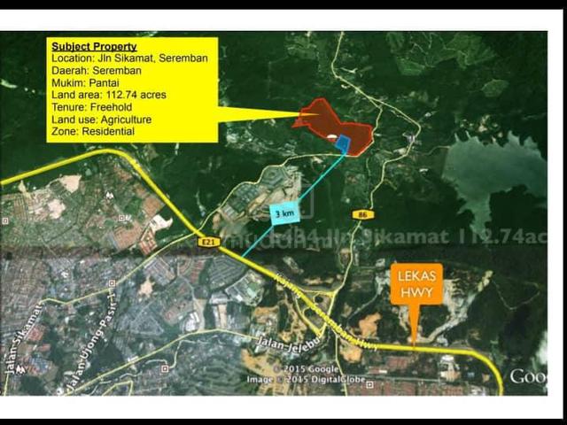 Premium Residential Development Land for Sale - Jln Sikamat NS 1