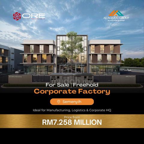 Freehold Corporate Factory. Booking RM5000 ONLY 🔥🔥🔥 1