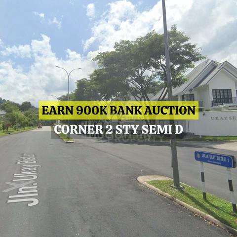 Drop 30% Earn 900k Below Market Corner 2 Sty Semi D Ukay Seraya Ampang 1