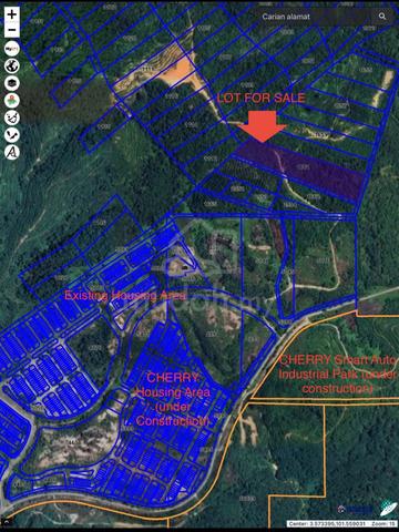 TANAH STRATEGIK 7.808 ekar di Lembah Beringin – Bersebelahan Cherry 1