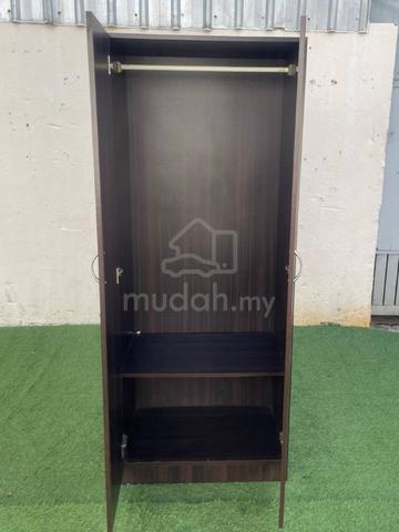 YF18E Almari Baju 2.4 x 6 Feet 2 Doors Wardrobe - photo 4 of 6