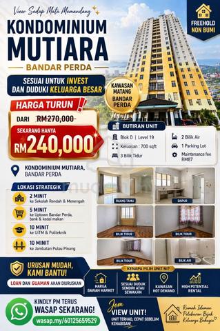 Kondominium Mutiara (Bandar Perda) 1
