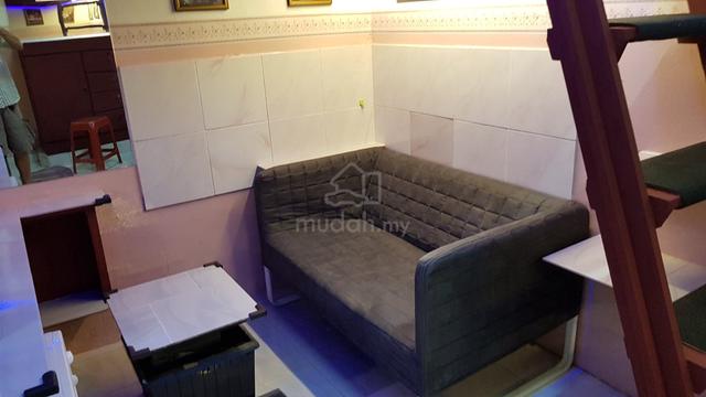 Fully furnished room. Pandan Indah. Air cond 1