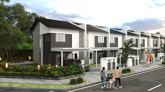 Rumah Teres 2 Tingkat RM384K | Freehold Pulau Indah | Zero Deposit 1