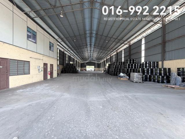 BUDGET WAREHOUSE Pulau Indah West Port Klang Factory Rent 39,000 sqft 1