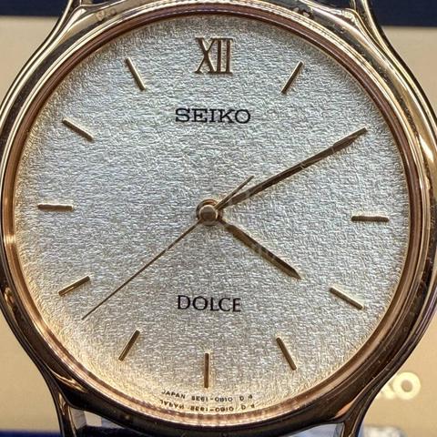 Seiko Dolce 5E61-0A70 Gold Quartz Watch Nonworking - photo 6 of 6