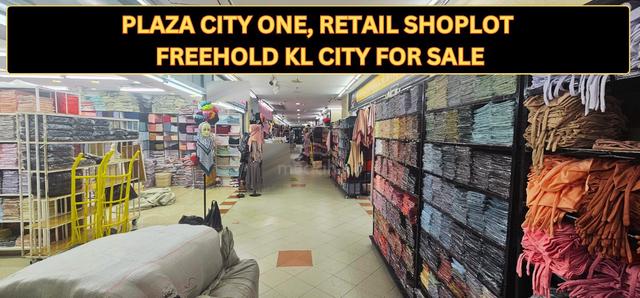 Freehold Prime Commercial Retail Space in Plaza City One KL for Sale 1