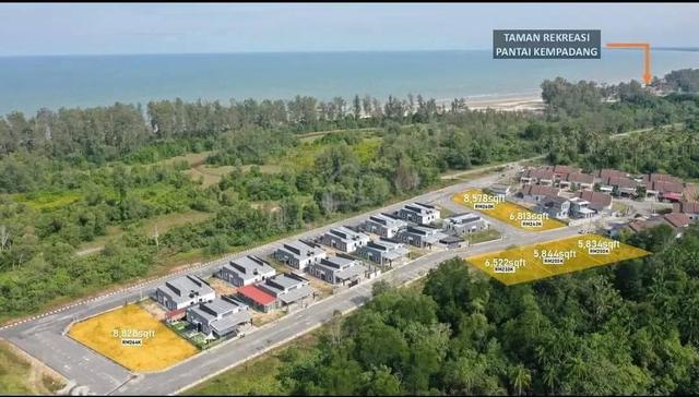 4LOT TANAH Pantai Kempadang!DAH LENGKAP INFA FULL BOLEH TERUS BINA 1