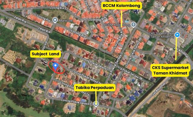 Kolombong Taman Khidmat Bungalow Land For Sale 1