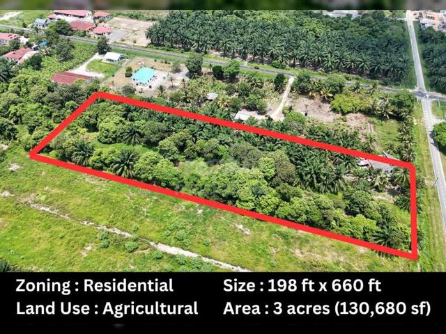 For Sale - 3 acres Agricultural Land @ Pulau Indah, Klang 1