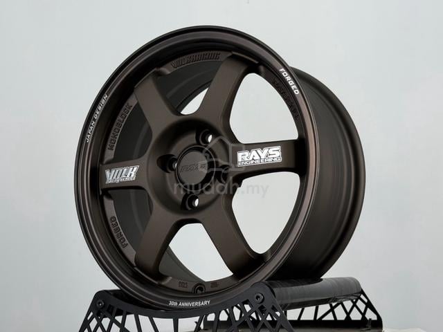 NEW 15 TE37 Rim City Jazz Vios Yaris Myvi Civic EK - photo 3 of 6