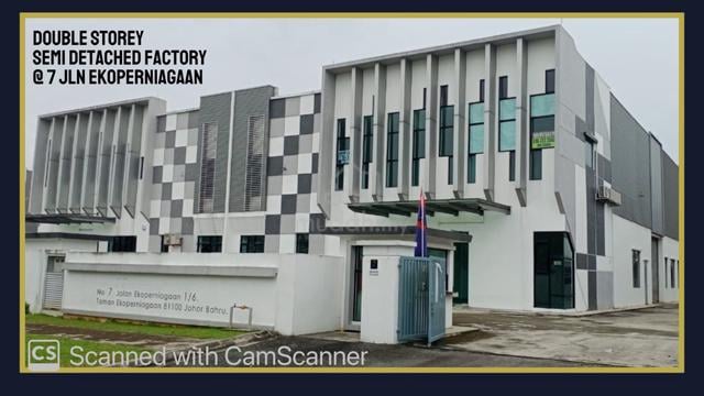 Eco Business Park @ Tebrau @ JB Semi Detached Factory FOR RENT 🔥 1