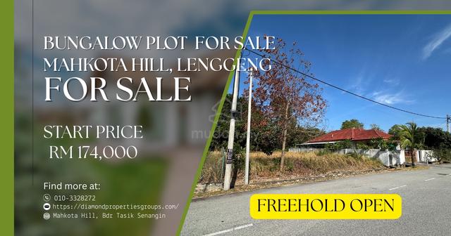 Mahkota Hill bungalow plot for sale and cheap can nego 1