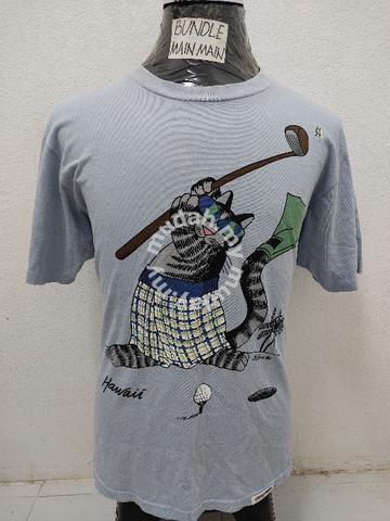 kucing gemuk t shirt vintage