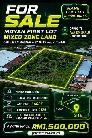 1 ACRE, Agricultural Land, MOYAN - MATANG 1