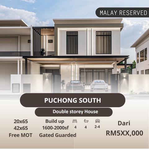 PALING MURAH🔥🔥‼️Teres 2 Tingkat Puchong Pulau Meranti 0% Downpayment 1