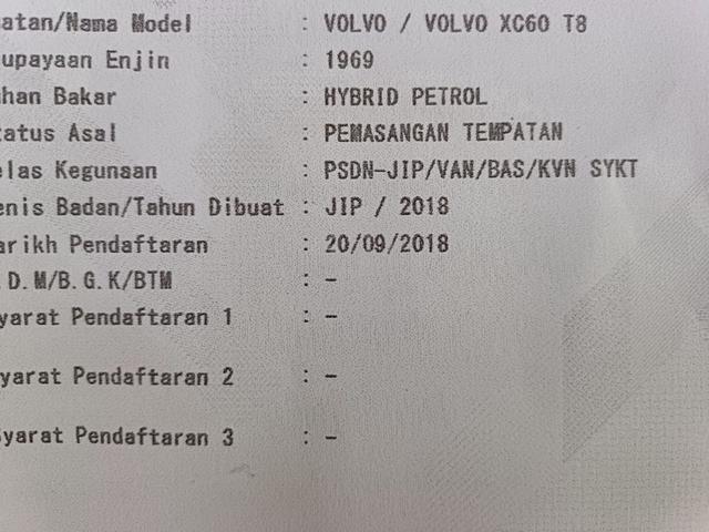 2018 Volvo XC60 2.0 T8 INSCRIPTION (A) FULLOAN - 2