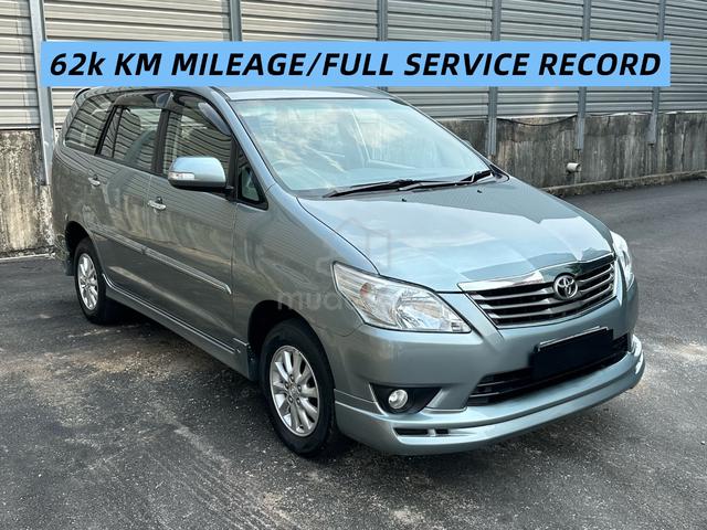 2013 Toyota INNOVA 2.0 G-SPEC ✅ 62k KM Mileage ✅ - 2