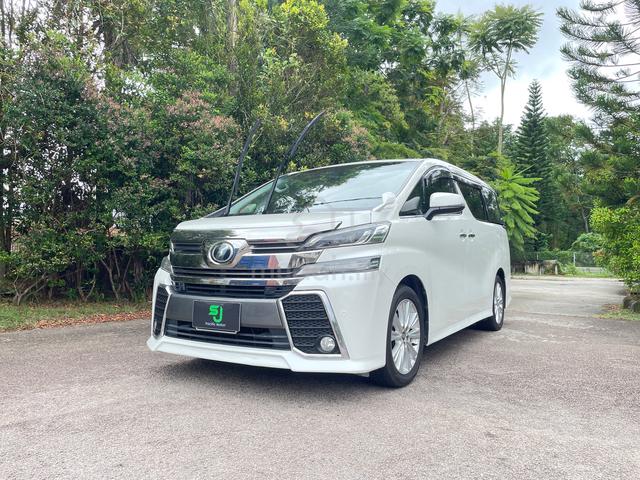 2017 Toyota VELLFIRE 2.5 ZA Black Interior - 1