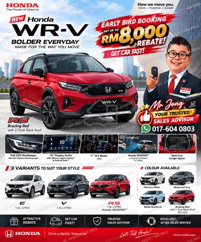 2026 New Honda WR-V 1.5 Facelift Year End Rebate! - 1