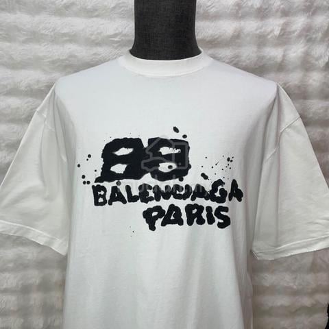 Balenciaga Dirty BB Paris Icon White Tee - photo 3 of 6