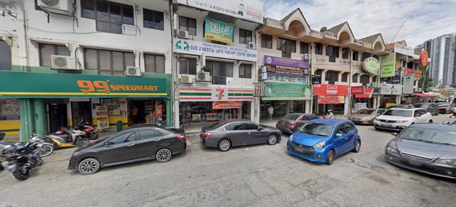 setapak jalan genting kelang 3 sty shoplot . main road setapak . 22x75 1