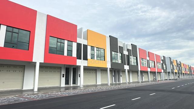 Brand New, Double Storey Shop Office for Rent, Taman Molek Residence 1