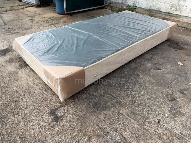 [New] Base Divan Katil Single Bed Frame Fabric - photo 2 of 4