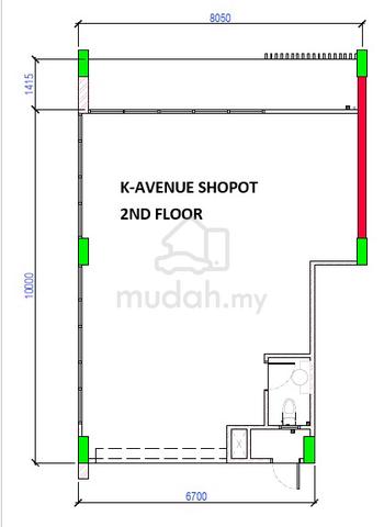 K Avenue Shop Office / 2nd Floor / Airport / Kepayan / Penampang / KK 1